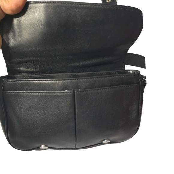 Cole Haan  women  Pure Luxury Leather Black satchel Shoulder Bag - Picture 10 of 14